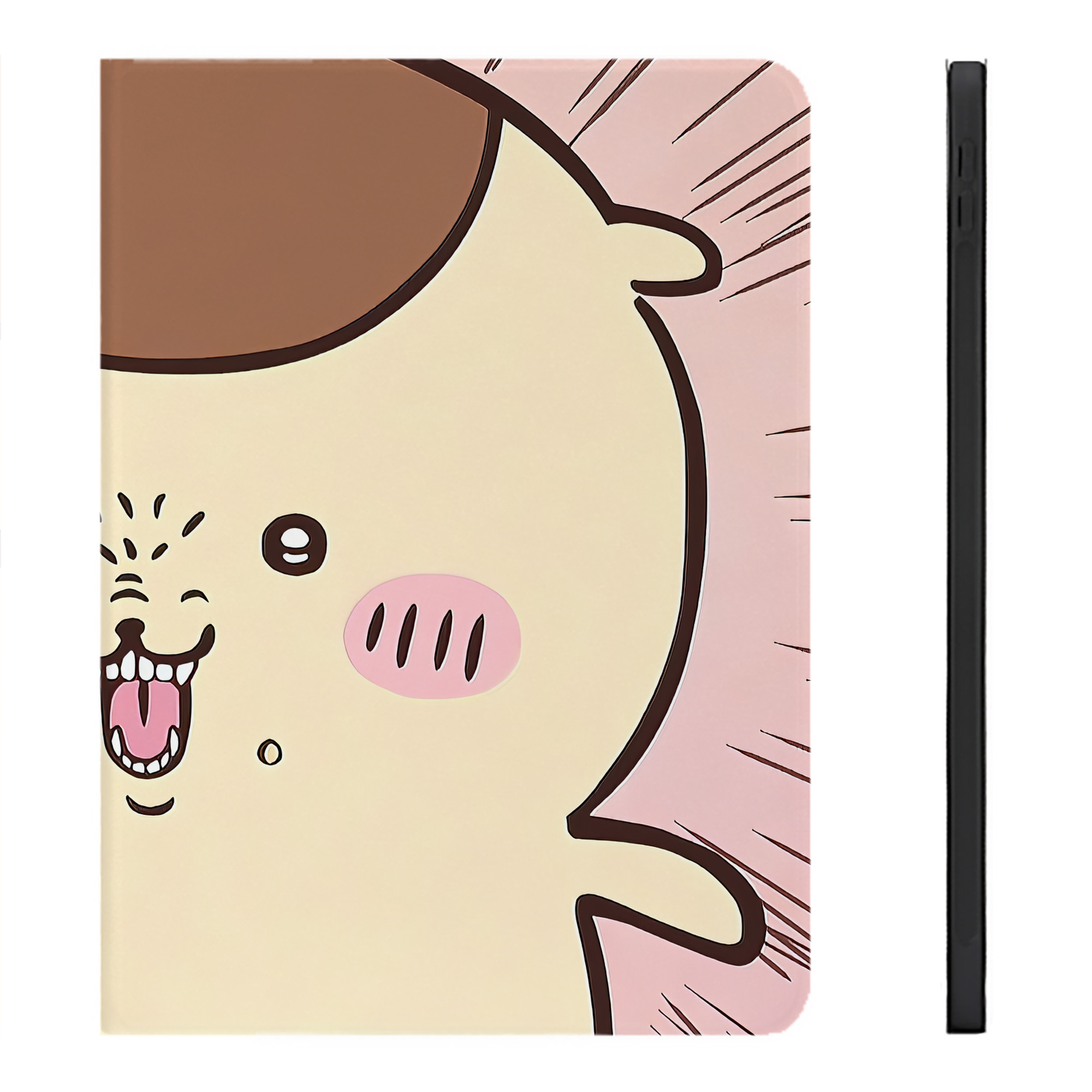 （画像用） ちいかわ Chii-kawa IPadケース ペンホルダー付き ブックスタイルデザイン